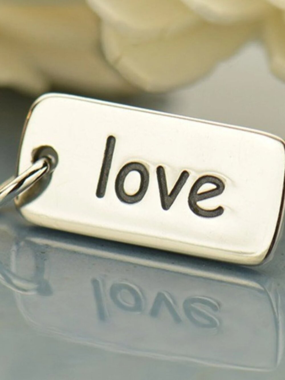 925 Sterling Silver "Love" pendant / charm